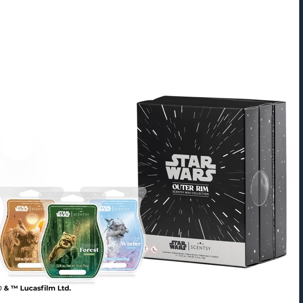 New Scentsy Star Wars Outer Rim Wax Collection